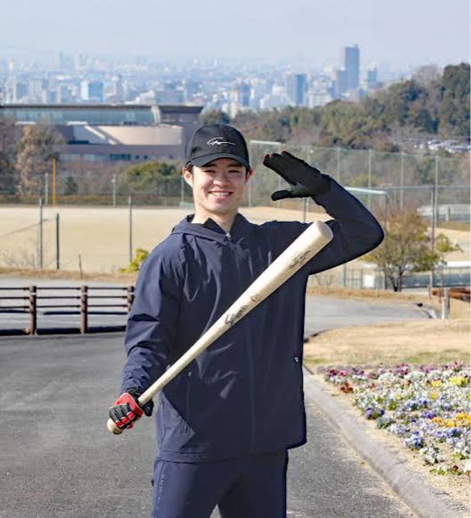 [USED] Hanshin Tigers Central League Championship Commemorative Champion Black Cap Worn by Takumu Nakano