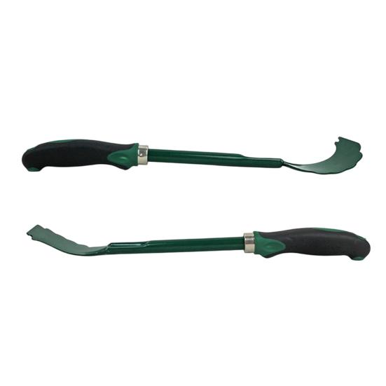 Pulitore Lama Tosaerba con Lama Curva Impugnatura Resistente all'Olio Raschietto in Gomma per Erba Ostinata Linfa Ruggine Manutenzione Giardino