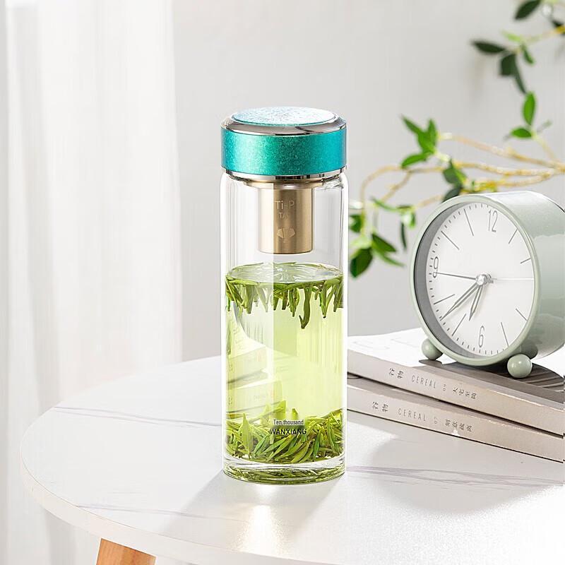 Vientiane TU26 Antibacterial Single-Layer Glass Water Bottle