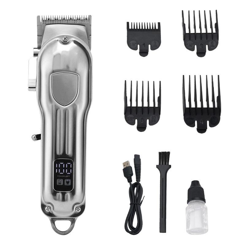 New multifunctional all-metal men s hair clipper electric clipper household electric barber clipper hair salon high-power electric clipper