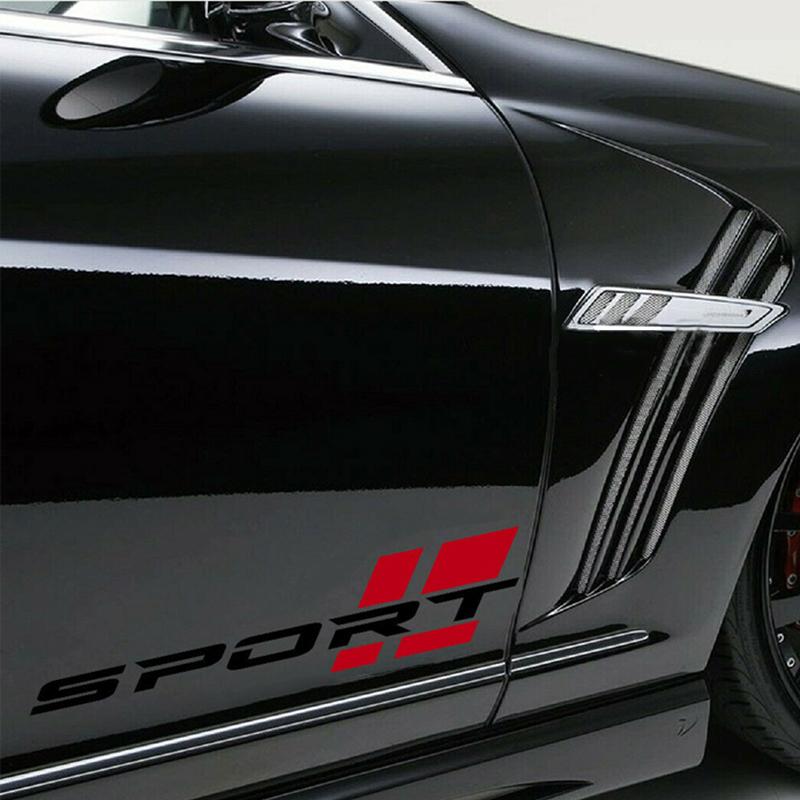 Racing Sport Car Door Side Sticker Reflective Car Body Decor Stripe Vinyl Decal