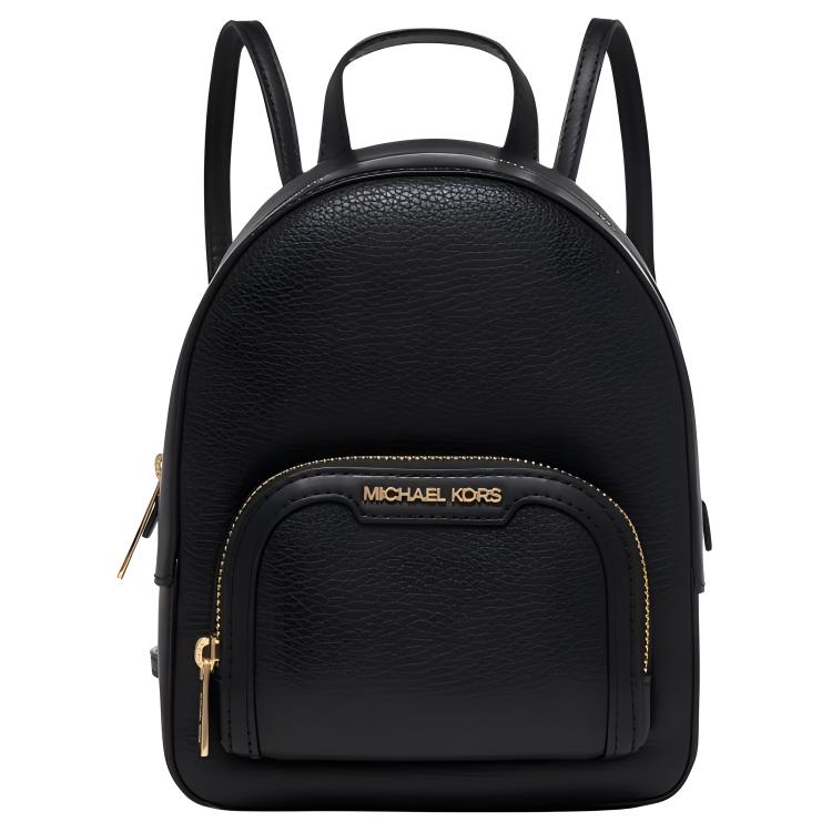 Michael Kors Mk Jaycee Logo Zip Backpack Women backpack Black 35T2G8TB1L-BLACK Basic Set (Bag+Dust Bag)