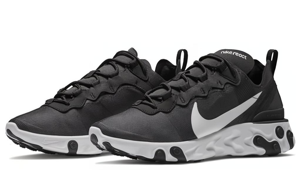 Nike React Element 55 Czarne Białe Damskie BQ2728-003