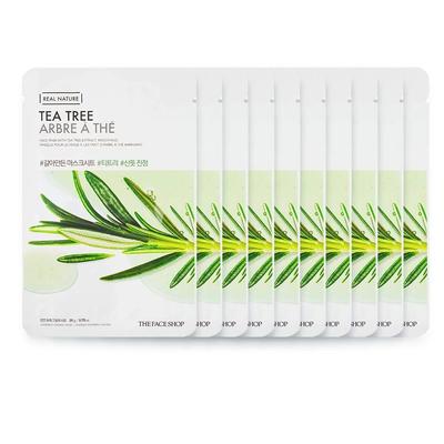 Real Nature Tea Tree Face Mask 20g X 10ea