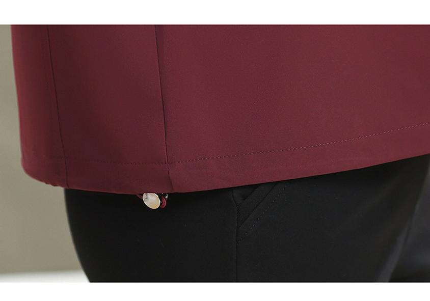 2026 Spring/Autumn Hooded Jacket for Middle-Aged & Elderly Women – Stylish Loose Fit