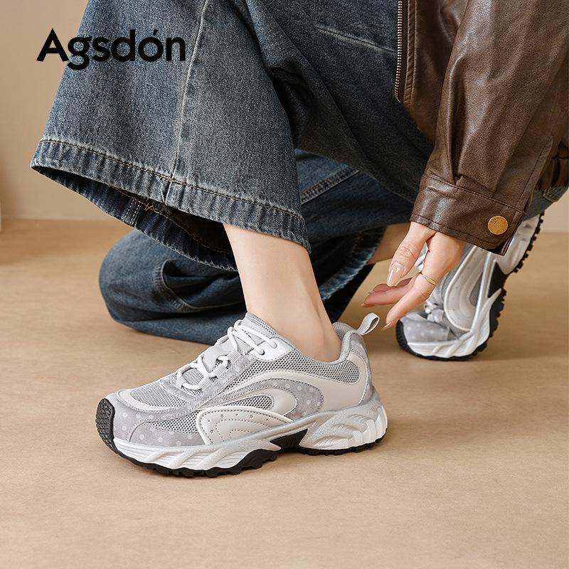 Augustine platform dad shoes women's 2025 new autumn small light and good-looking casual sports shoes trend