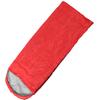 Dorosły Zewnętrzny Kopertowy Śpiwór z Kapturem Wodoodporny na Kemping Wędrówki Backpacking Czerwony