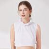 Perfect Match Layer Pleated Stand Detachable Collar Neck Half Top Shirt Decorative Ladies False Blouse Collar Neckwrap Sweater Accessories