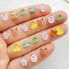 50pcs Resin Cartoon Santa Claus, snowman, deer, bell, Christmas tree Nail Art Decor Flatback Rhinestone DIY Scrapbook Decor