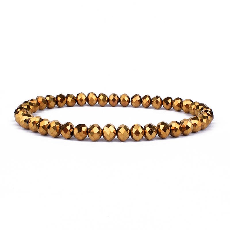 Mini Geslepen Kristal Armband Dames Luxe Kralen Dames Armband Mode 6/8mm 41kleur Kristallen Kralen Armband Vriendschap Sieraden