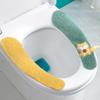 Kapaxiong Adhesive Toilet Seat Cushion (2 Pairs, Random Color)