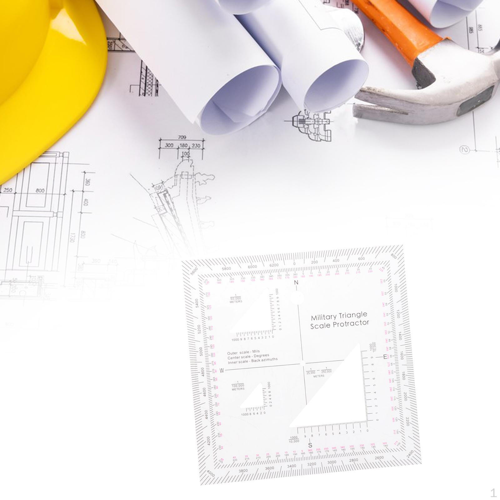 

Инструмент для считывания координат наземного навигационного транспортира для измерения архитектуры 12.7x12.7cm