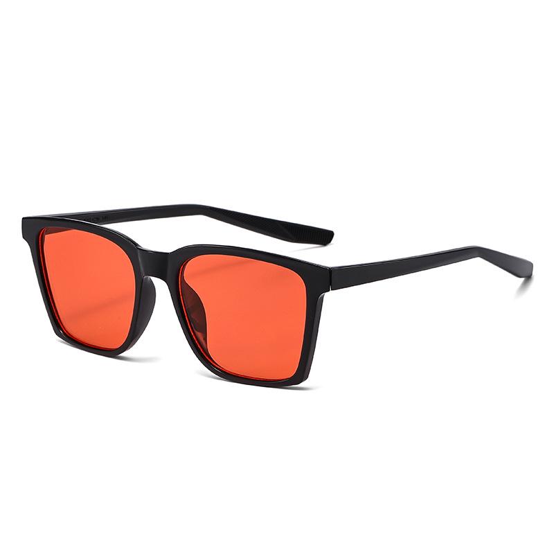 New Korean Style Retro Square Frame Sunglasses: Casual Beach & Driving Fashion