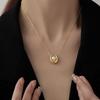 New 316L Stainless Steel Choker Pearl Necklaces for Women Gold Layered Chain Necklace Jewelry