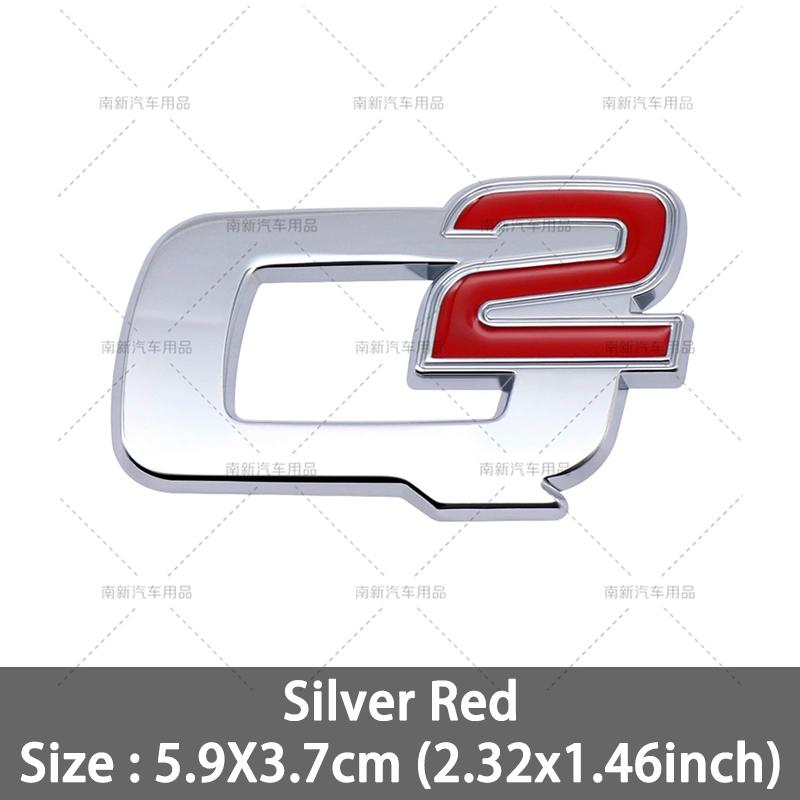 BEZO1 3D Metal Q2 Q4 Letter Badge Rear Giulia Stelvio Trunk Emblem Car Stickers For Alfa Romeo Giulia Stelvio Car Styling Accessories