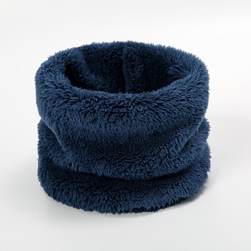 Winter Faux Circle Warmer Thick Chunky Scarf Woman For Neck Scarves Cycling Loop With Fur Knit Unisex Man Hiking Softl Scarf