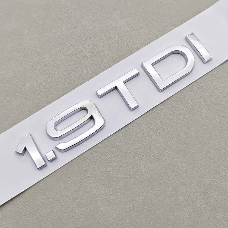2026 Hot 3D ABS Car Logo 1.9 2.0 2.8 3.0 4.2 TDI 3.6 Sticker Trunk Emblem Rear Badge For Audi A3 A4 A5 A6 A7 A8 Q3 Q5 Q7 Q8 Accessroies