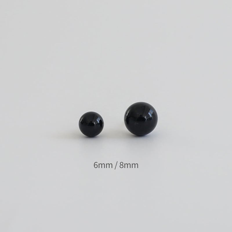modernlike 14k onyx black earrings