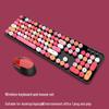 MOFII Motehand 2.4G Wireless Keyboard & Mouse Set - SWEET Colorful Lipstick Design