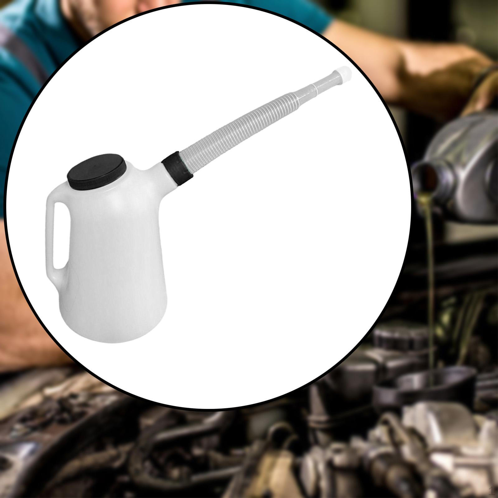 

Мерный стакан для масла, Контейнер, Герметичный, Эргономичный, в Использовании, с Длинным Носиком, Крышка для 1.2L 20cmx12.5cm