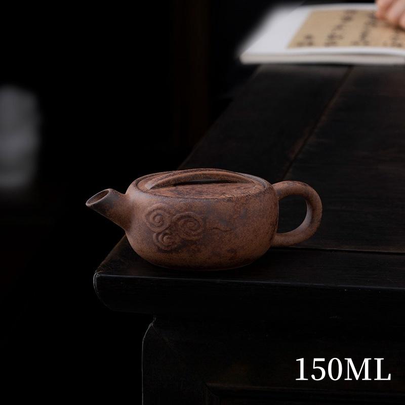 

150ML Retro Japanese Style Pot Teapot Kung Fu Coarse pottery Tea Making Device Tea Infuser Tea Kettle Chinese Small Teapot