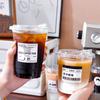 10Pcs Clear Plastic Cup With Strawless Lids Disposable Cups For Iced Coffee Or Juice Party Smoothie Milkshake Cold Drinks