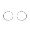 Elegant High-End Hoop Earrings for Women – Fashionable, Lightweight, and Perfect for Larger Faces