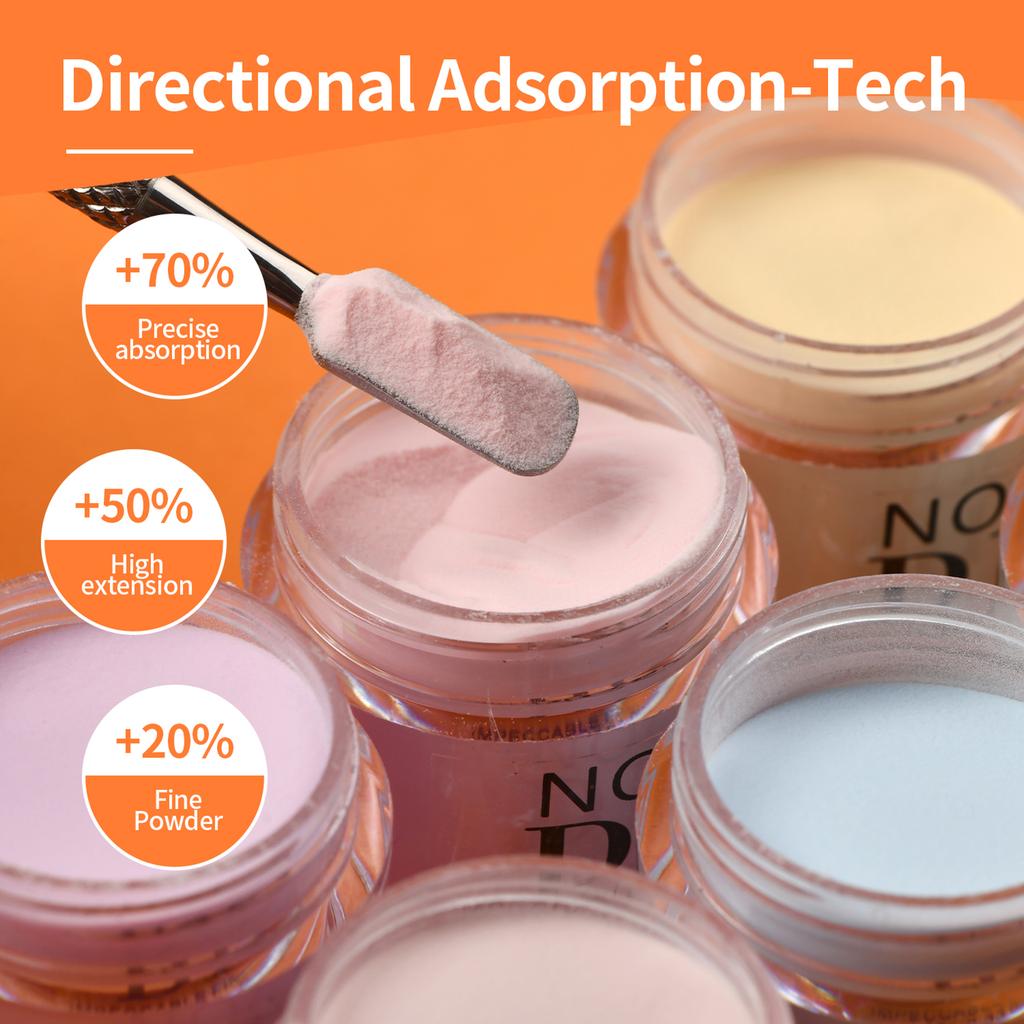 NOCIS 6 Farger Negledyppepulversett Neglekunst Dyppepulversett Hurtigtørkende Ingen UV LED Neglelakklampe Nødvendig for DIY Salong