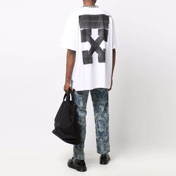 OFF WHITE Arrows Print T Shirt OMAA038F21JER0080110