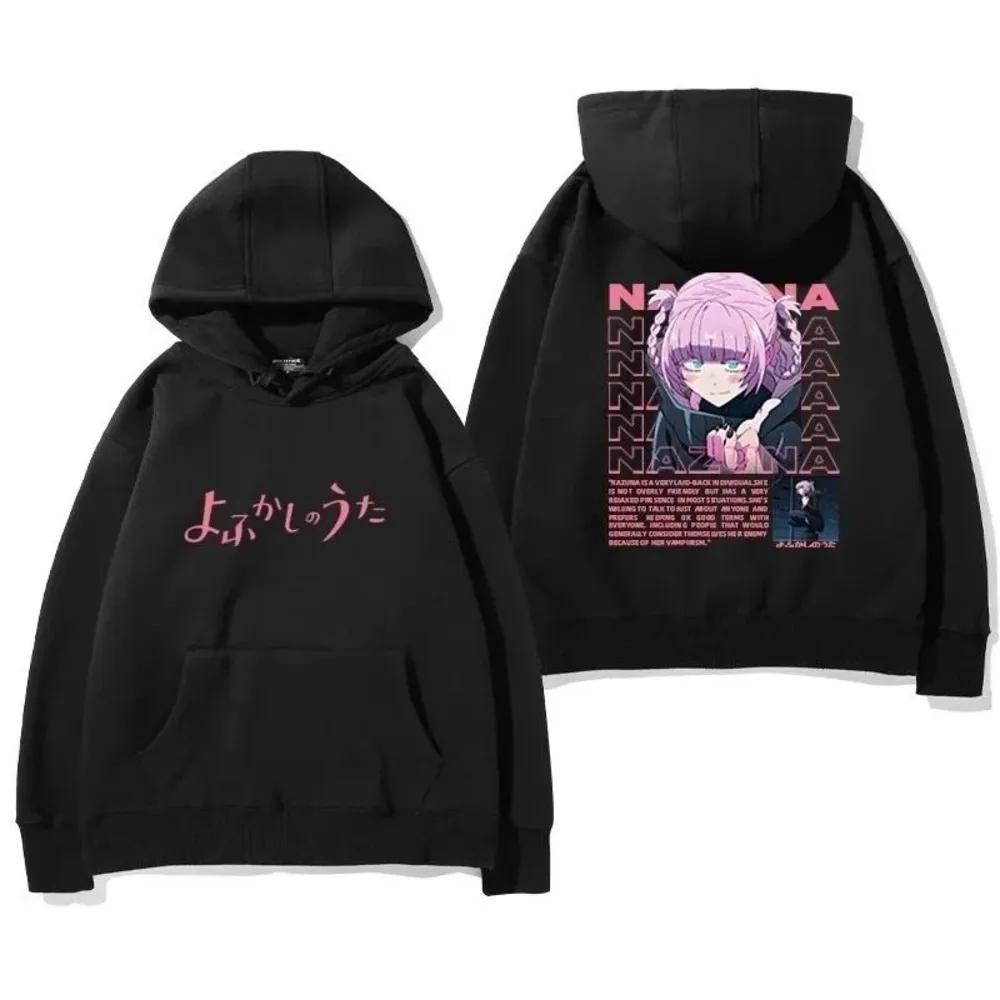 New Japanese anime Call of the Night hoodies Oversized Unisex personality Clothes sweatshirt Sports Graphic Fleece warm Casual30