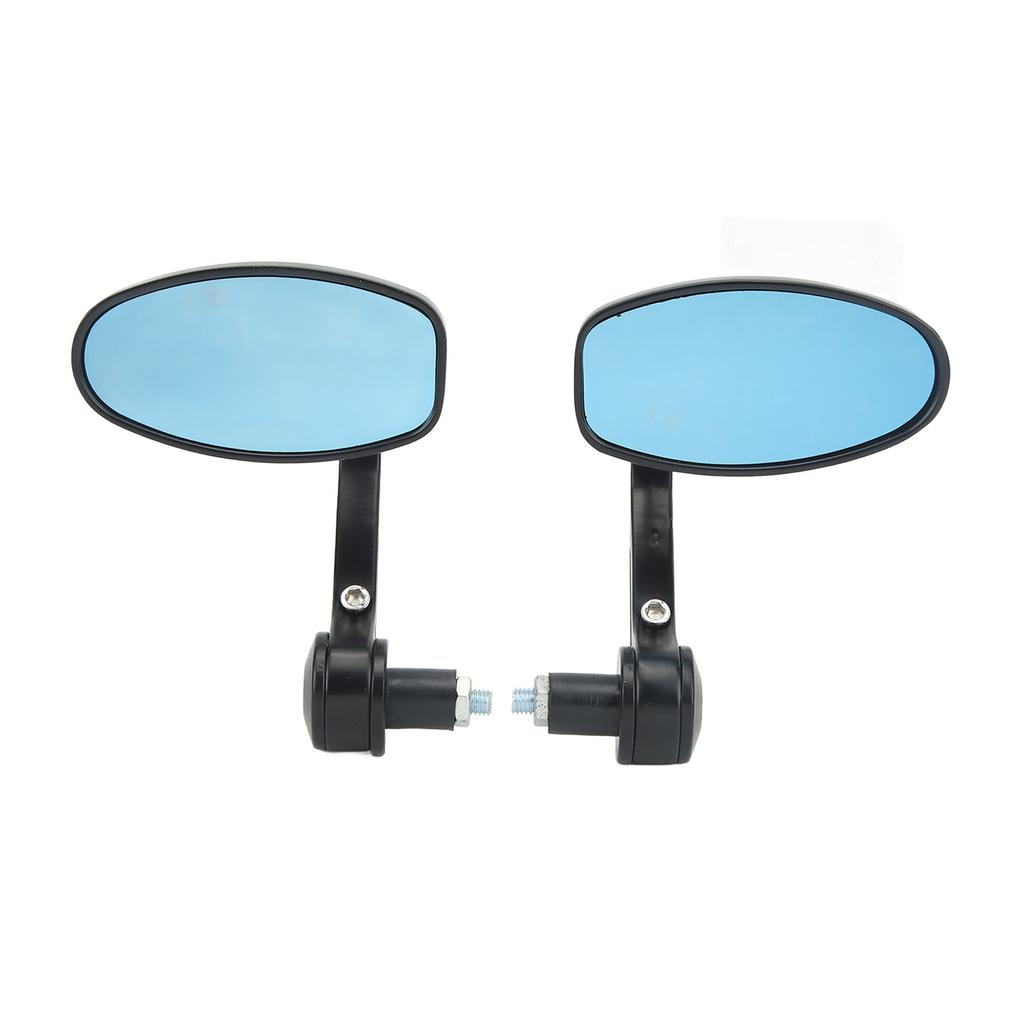 1 Pair 78in Motorcycle Rearview Mirrors Universal Handle Bar End Side Mirror Replacement for
