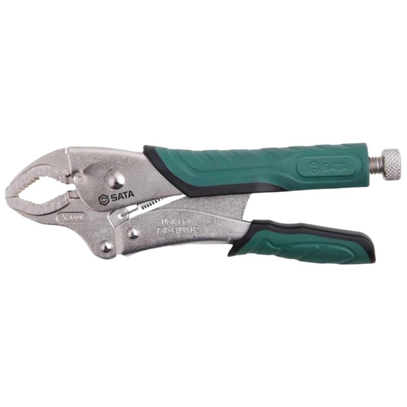 SATA 10-inch Curved Jaw Quick Release Locking Pliers