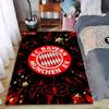 "FC Bayern München Logo Teppich mit Sternen-Design für die Heimdekoration" Geeignet für den Einsatz als Anti-Rutsch-Matte für Wohnzimmer, Schlafzimmer, Sofas
