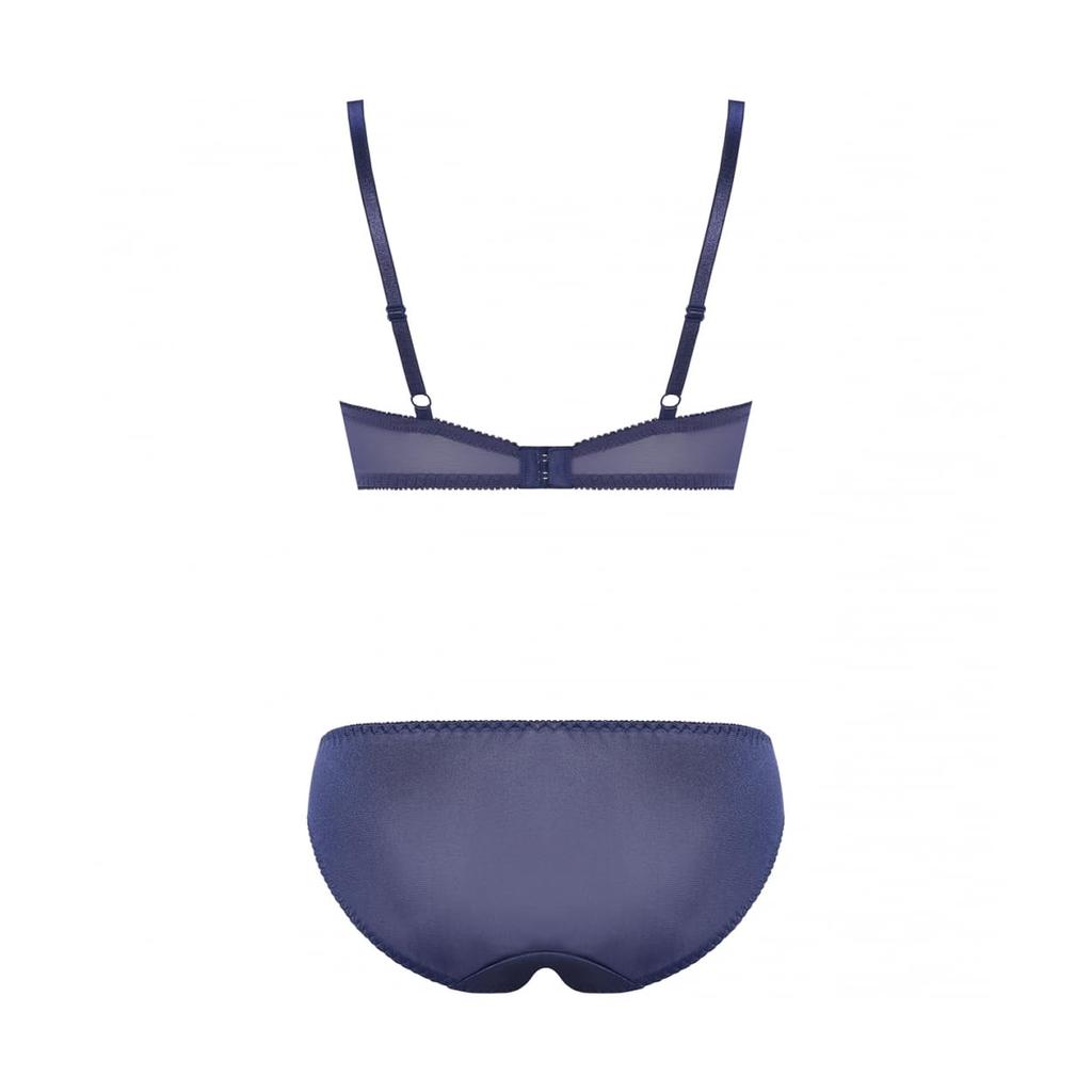 AMOSTYLE BY Triumph Entry Collection Cup Bra Panty Lively Florals M011 D70M Size 3/4 & Set, (Yellow),