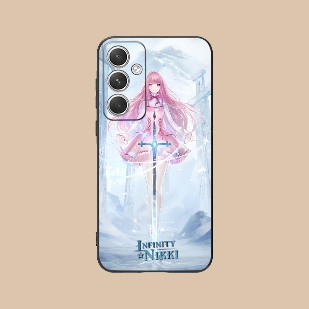 Infinity Nikki Mobile Smart Cell Phone Case for Samsung Galaxy S24 S23 S22 S21 S20 S10 S9 Plus FE Ultra Lite Black Cover Shell