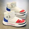 Fashion Men's Plush Snow Breathable Boots High Top Winter Warm Comfortable Sneakers