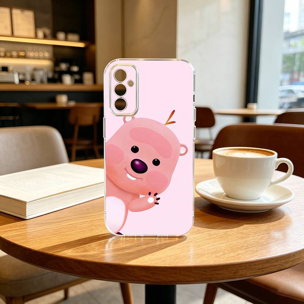 FOR C-Cute L-Loopys Gift Phone Case Transparent Silicone Soft For SamsungA10,12,20,21S,30,31,40,50,51,52,70,71
