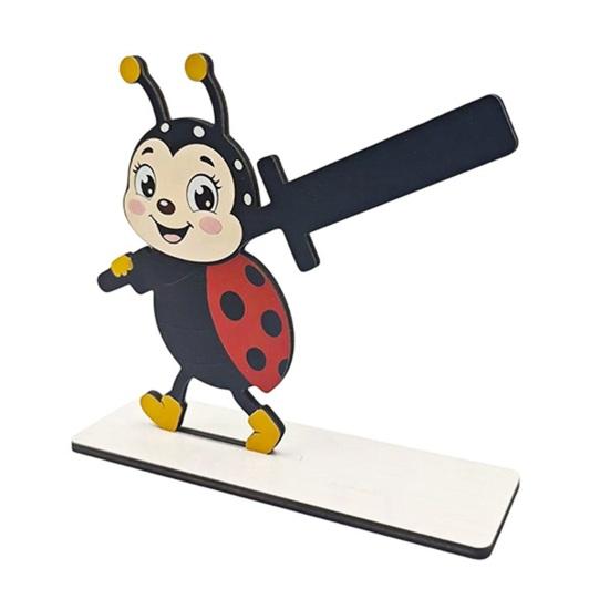 Handmade Wood Bathroom Tissue Stand Funny Animals Wooden Toilet Paper Holder, 3D Animal Decor, Cute Cartoon Sturdy Roll Free Standing for Home,