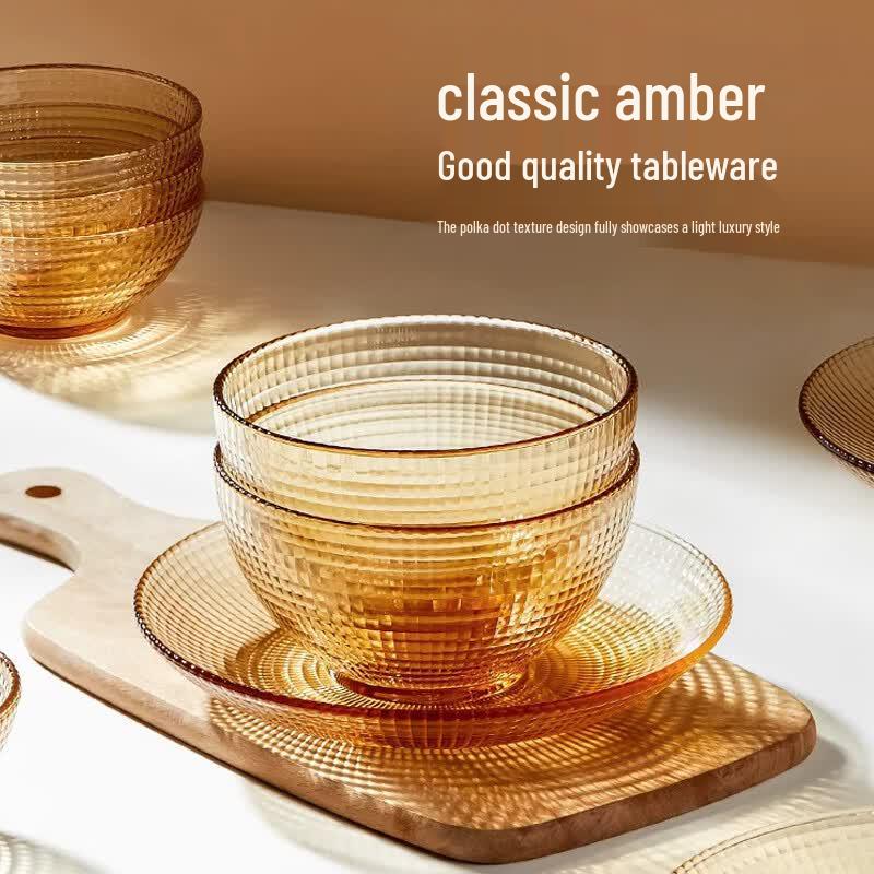 Westinghouse Polka Dot Glass Dinnerware Set