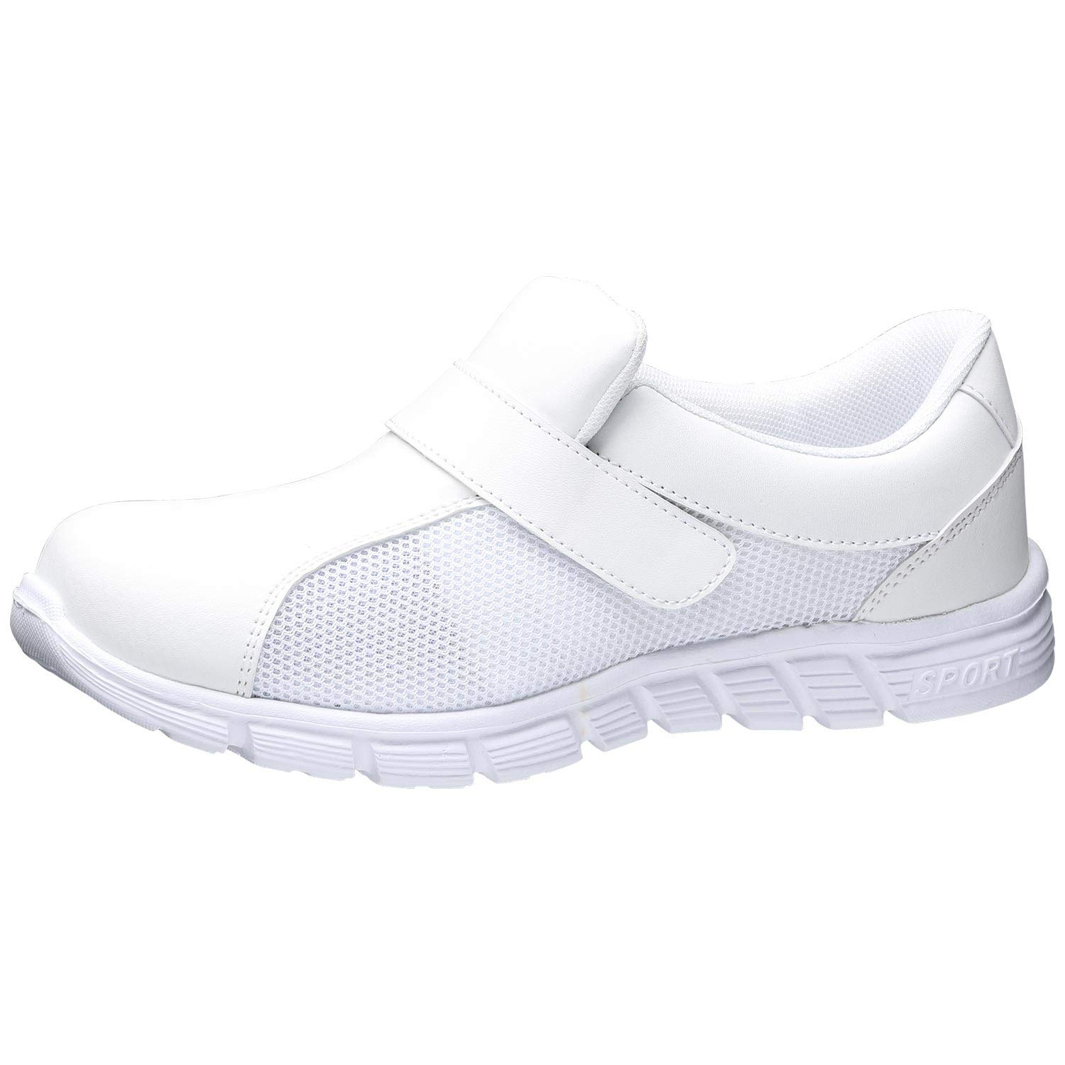 Midori Anzen Care Safety Nurse Shoes, Lightweight, Sport Type, Unisex, CSS95, White, Size 22.0cm