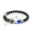 1pc Fashion Eight Planets Beaded Bracelet, Men's Natural Stone Cosmic Yoga Chakra Bracelet, Starry Galaxy Style Synthetic Stone Hand Jewelry Unisex