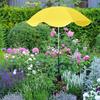 24 Inch Plantenparaplu Tuinplant Zonnescherm Verstelbare Parasol Beschermt Planten tegen Fel Zonlicht voor Buitenplanten Potplanten Tuinbedden