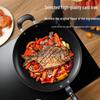 Supor Rust-Resistant Coating-Free Cast Iron Wok with Glass Lid