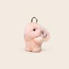 Bunny Keychain Plush With Flower Print For Bag Pendant Decoration Gift Kids