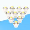 10PCS T5 Car Gauge 5050 1SMD LED Board Side Light Bulb 12V