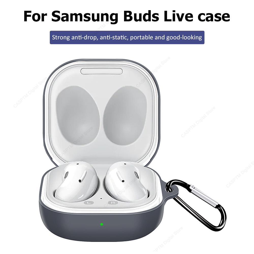 Silikoninis ausinių dėklas, skirtas Samsung Galaxy Buds 2 Pro FE Funda Galaxy Buds Live Apsauginis dėklas, skirtas Samsung Buzz 2 Bud2 Pro Dangtelis