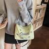 Spring Eco-friendly Japanese Embroidery Women's Versatile Shoulder & Crossbody Tote Bag