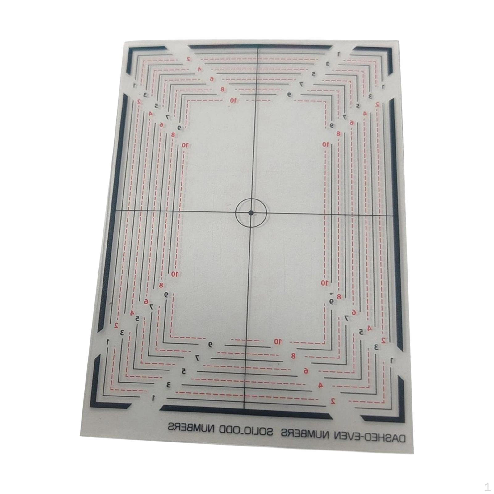 PSA Card Grading Centering Tool Trading Cards Measuring 10cmx7cm, Sturdy, Portable, Easy to Use