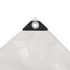 VidaXL Bâche 650 g / m² 4 x 8 m Blanc