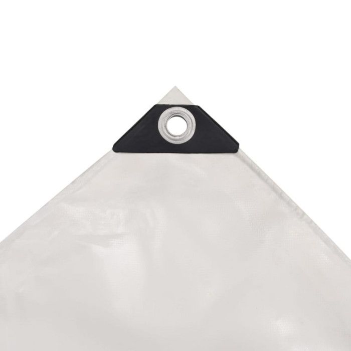 VidaXL Bâche 650 g / m² 4 x 8 m Blanc
